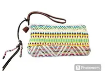 Olivia Miller Aztec Print Wristlet