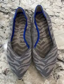 Rothy’s Limited Edition The Point Flats‎ in zebra print