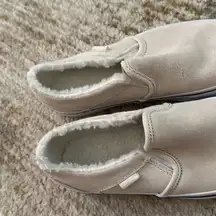 Vans Women's Cream Slip-On Shoes