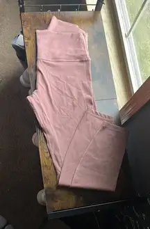 Pink Lululemon Align Leggings 25"