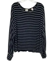 Buckle Daytrip Women’s Striped Oversized Long Sleeve Knit Top