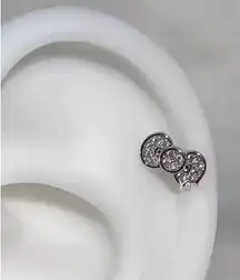 Hello Kitty Bow Cartilage Lobe Earring | 18k‎ Gold Filled