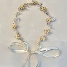 NEW crystal wedding/bridal hair vine/daisy vine