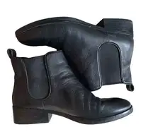 Cole Haan  Black Leather Landsman Booties 6.5