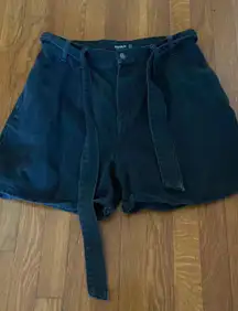 Pull&Bear Black Shorts 