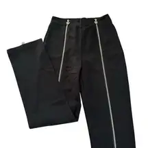Dolls Kill The Kript Black Butterfly Zipper Pull On Pants Women’s Size Small NWT