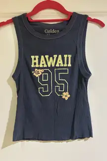 Golden hour Hawaii tank top small