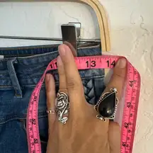 NWOT O’NEILL DENIM SHORTS sz5 braided side detail O’Neill loves you