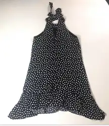 City Chic polka dot halter ruffle dress 16