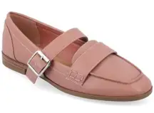 Journee Collection‎ Womens Caspian Flat Loafers Mauve Size 6 Mary Jane