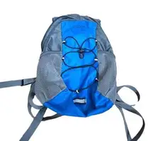 Adventureridge Blue Hiking Camping Daypack Backpack 11x17x4 Chest & Waist Straps