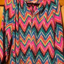 Lilly Pulitzer silk blouse size large