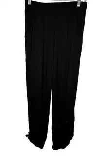 7th Ray Black Tie Pants nwt