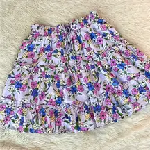 🔥 3/$30 Lilac Floral Boho Skirt