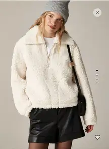 J. Crew Sherpa Half-Zip Fleece Pullover