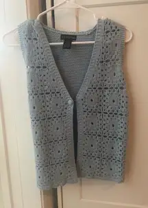 Knit blue tank top Nordstrom Rack