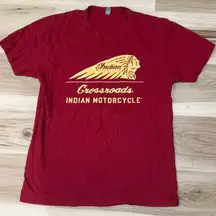 Indian Motorcycle Short Sleeve Graphic Tee Shirt Women’s Medium