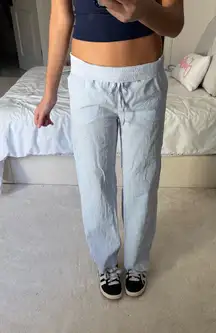 H&M Striped Linen Pants