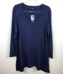 Apt. 9 Blue Sparkly Sweater 0X New NWT Sparkles