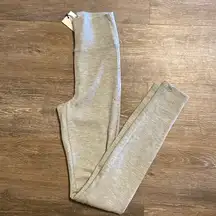 WeWoreWhat Light Grey Waffle Knit High Rise Leggings Size XS