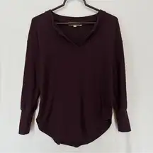 Loft V Neck Sweater Petite Small Purple