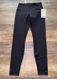 Lululemon Wunder Train High Rise 28” Black Size 8 NWT