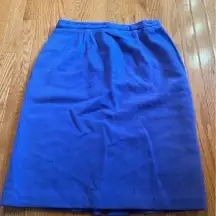 Suburban Petites women’s Light purple vintage wool blend midi skirt size 12‎ USA