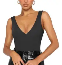 Reoria V Plunge Bodysuit S NWT