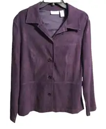 Jaclyn Smith Purple Blazer Size Large