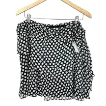 NWT Nine West Geometric Chiffon A-line Mini Skirt Size XXL