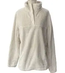 ORVIS Mesa Fleece Quarter-Snap Ivory Size medium