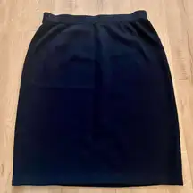 by Marie Gray Knit Pull On Skirt Women's Size 8 Navy