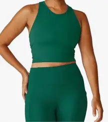 NWT Beyond Yoga Women's Powerbeyond Strive Cropped Tank Green Size Small