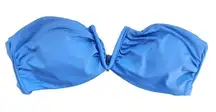 Andie Blue Strapless Bikini Top Blue Swim Top NWT Size Medium Blue Andie Top