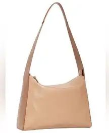 frame denim FRAME Two Textured shoulder bag in tan leather