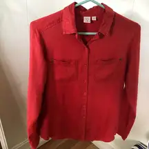 Nordstrom BP Red Long Sleeve Button Down Shirt