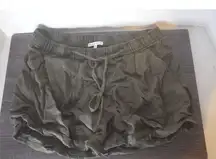 Black Swan Olive Green Drawstring Shorts - Size Medium