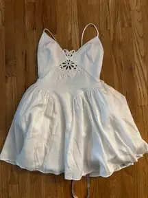 Meshki white dress medium 