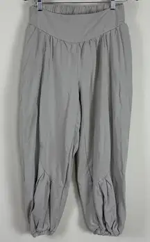 Free People FP Beach Jogger Chino Pleated Sweat Pants in Sand Size XS‎