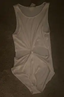 Nwt White Bodysuit 