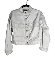 Ten‎ Sixty Sherman Women's Carpenter Utility Boxy Buttonup Denim Jacket Small