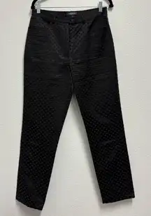 Vintage Harold’s Overall Diamond Weave Black Straight Leg Sz 10 Holiday 5 pocket