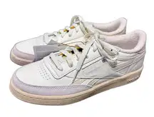 Reebok Club C Revenge Vintage Tennis Cream and White Casual Sneakers
