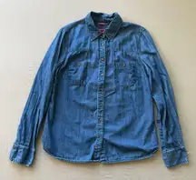 Denim Western Button Up Shirt