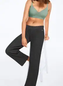 Victoria’s Secret PINK Sleep Wide Leg Pant Black Gray size Medium soft comfy
