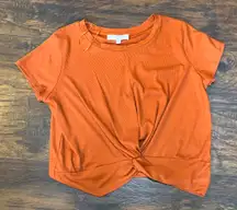 Tie Front Crop Top