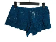 NWT Eberjey Teal Swim Cover Shorts