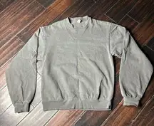 Crewneck long sleeve cotton sweater Los Angeles Apparel basic casual