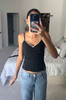 John Galt Black Tank Top