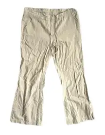 BCBGMaxazria women’s size medium wide leg linen blend drawstring pants ￼